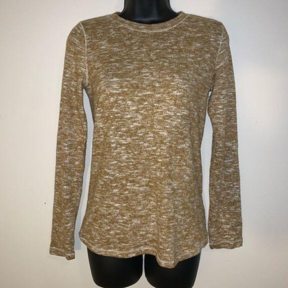 Universal Thread Mustard White Burnout Longsleeve